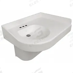 BESTCARE Corner Bathroom Sink: Polymer Resin, 14 1/2 in Bowl Lg, 4 in Bowl Dp, ADA Compliant (MPN WH3776R-09). Key specifications — ADA Compliant: ADA Compliant; Color: White; Bowl Shape: D-Shape; Brand: BESTCARE; Sink Mounting Type: Wall.