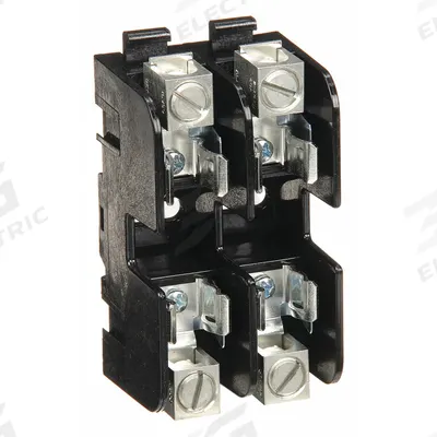 MERSEN Fuse Block: Open Block Design, 2 Pole, 600 V AC, Box Lug - Fuse Blocks for UL Class T Fuses