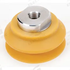 SMC Vacuum Pad Assembly: Bellows, M16x1.50, 80 mm Pad Dia, Urethane Rubber, Brown, 50A (MPN ZPT80HBU-B16). Key specifications — attr1019101: ZPT80HBU-B16; attr1019103: SMC; attr1019107: 50A.