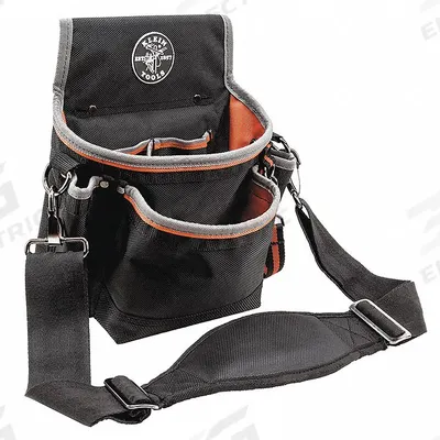 KLEIN TOOLS Tool Pouch: For 2 in Belt Wd - Max, 15 Pockets - Nylon Tool Pouches