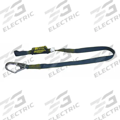 MILLER BY PIP Shock-Absorbing Lanyard: Shock Pack, Arc-Flash Rated, Steel Snap Hook - Arc-Flash Rated Shock-Absorbing Lanyards