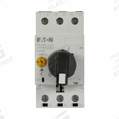 EATON Manual Motor Protector: Non-Reversing, 3 Poles, 1.6 A, Thermal Protection - Non-Reversing Starters with Thermal Overloads