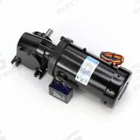 LEESON AC Gearmotor: Right Angle, Single Output Shaft, PSC, TEFC, 340 RPM, 23 in-lb Max Torque, 5:1 (MPN M1145041.00). Key specifications — Brand: LEESON; Full Load Current: 2.0/1.0 A.