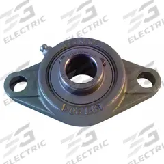 NTN 2 Bolt Flange Bearing: Radial Ball, 1 1/4 in Bore, SS, Set Screws, 5 17/32 in Lg, 1 37/64 in Wd (MPN SUCFL206-20CO). Key specifications — Bore Type: Cylindrical; Brand: NTN; Lubricant Material: FDA/USDA-H1 Solid Grease; Mounting Bolt Size: 5/8 in; System of Measurement: Inch; Included Bearing Cap: Open Cap.