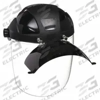 SELLSTROM Face Shield: Clear, Anti-Fog, Reusable, 12 1/8 in Visor Wd, 9 in Visor Ht, Polycarbonate (MPN S32151). Key specifications — Headgear Color: Black; Brand: SELLSTROM; Visor Material: Polycarbonate; Visor Features: Reusable.