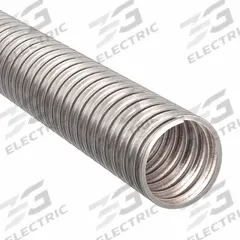 Flexible Metal Conduit - Corrosion Resistance: 3/4 in Trade Size, 25 ft Overall Lg, Stainless Steel (MPN S60700CTFX). Key specifications — Brand: CALBRITE.
