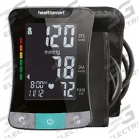 HEALTHSMART Digital Blood Pressure Monitor: Blood Pressure Monitor, Arm, Adult, Nylon, Black (MPN 04-655-001). Key specifications — Test Location: Arm; Cuff Named Size: Adult; Patient Type: Adult; Color: Black; Brand: HEALTHSMART; Product Type: Blood Pressure Monitor; Cuff Material: Nylon; Includes: Zippered Case.