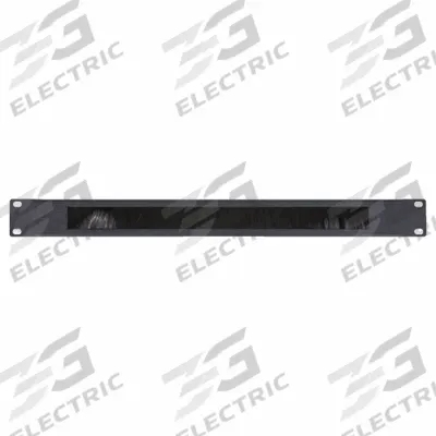 VIDEO MOUNT PRODUCTS Brush Plate Filler: 1 Rack Units, 19 in Overall Wd, 1 3/4 in Overall Ht - Brush Plate Panels