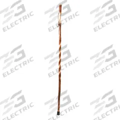BRAZOS WALKING STICKS Walking Stick: Walking Stick, Std, Single, Wood, Rubber Bottom Tip, 48 in (MPN 602-3000-1280). Key specifications — Handle Type: Standard; Includes: Rubber Bottom Tip; Color: Wood; Handle Material: Wood; Construction: Wood; Brand: BRAZOS WALKING STICKS; Product Type: Walking Stick.