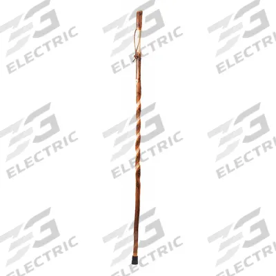 BRAZOS WALKING STICKS Walking Stick: Walking Stick, Std, Single, Wood, Rubber Bottom Tip