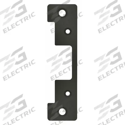 HES Electric Strike Faceplate: 1 1/4 in Wd, 4 7/8 in Ht - Electric Strike Faceplates