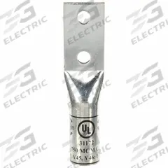 Compression Lugs: For 750 kcmil, Stranded Wire, 1/2 in Stud Size, Long, Copper Barrel (MPN 31172). Key specifications — Inspection Hole: No; For Wire Type: Stranded; For Wire Sizes: 750 kcmil; Brand: 3M; Manufacturer Part Number: 31172.