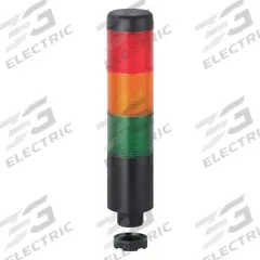WERMA Tower Light Assembly: 3 Tier, Green/Red/Yellow, Sounder Tier Included, 175 mm Overall Ht (MPN 69921075). Key specifications — Manufacturer Part Number: 69921075; Brand: WERMA; Operating Voltage: 24V AC/DC; Light Tier Color: Yellow.
