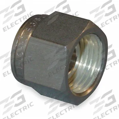 HAM-LET Compression Fitting Nut: 3 mm OD Fitting Size, Compression - Double-Ferrule Stainless Steel Fittings
