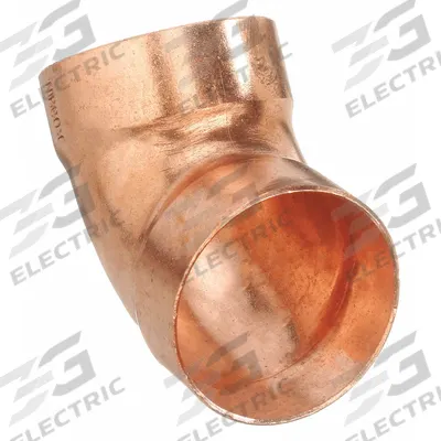 NIBCO Sweat Fitting Elbow: 1 1/2 in CTS x 1 1/2 in CTS, Cup x FTG, Wrot Copper (MPN 960-11/2) - Drain, Waste & Vent Wrot Copper & Bronze Tube Fittings