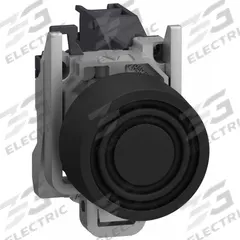 SCHNEIDER ELECTRIC Flush Push Button Operator: 22 mm, Metallic, Flush Profile, 1NO (MPN XB4BPS21GEX). Key specifications — Manufacturer Part Number: XB4BPS21GEX; Product Type: Push Button Operators; Series: XB4; Brand: SCHNEIDER; AC Contact Rating: 6 A @ 120 V; Action: Momentary; DC Contact Rating: 0.55 A @ 125 V; Operator Illumination: Non-Illuminated.