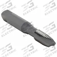 OSG Spiral Point Tap: 1/2"-20 UNF, 2B, 3 Flute, Plug Chamfer, Black Oxide High Speed Steel (MPN 2886301)
