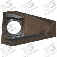 PAWLING CORP Door Knob Protector: 11 1/4 in Lg, 6 1/8 in Wd, 3 in Projection, Brown, PVC, 11 1/4 in (MPN DKP-10-0-4). Key specifications — Color: Brown; Brand: PAWLING CORP; Material: PVC; Finish: Brown.