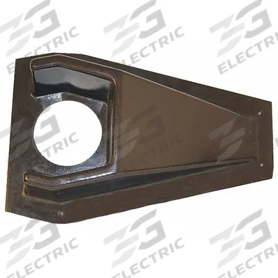 PAWLING Door Knob Protector: 11 1/4 in Lg, 6 1/8 in Wd, 3 in Projection, Brown - Tapered Door Knob Protectors