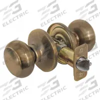 MASTER LOCK Door Lockset: Passage Knob Locksets, Brass (MPN RU0405BOX). Key specifications — Lockset Style: Rusk.