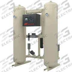 INGERSOLL RAND Compressed Air Dryer: 1 1/2 in NPT, 250 cfm, 150 psi Max Op Pressure, ISO Class 2 (MPN HLA2501H00AA). Key specifications — attr110204: 115V; attr110148: INGERSOLL RAND.