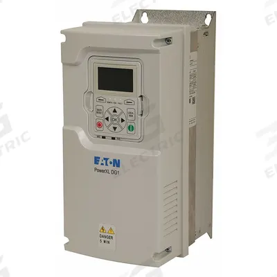 EATON Variable Frequency Drive: In Phase Three, Out Phase Three, 1 hp - Eaton PowerXL DG1