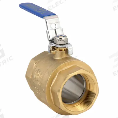 APPROVED VENDOR Manual Two-Way Ball Valve: 2 in, Straight, FNPT x FNPT - Brass Ball Valves