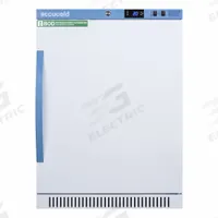 ACCUCOLD Incubator: Forced Air, 6 cu ft Capacity, 24 3/8 in x 23 3/8 in x 32 1/2 in, BOD, Digital (MPN ABOD6). Key specifications — attr1027497: BOD; attr1027521: Refrigerated; attr1030162: 39.2 °F; attr1027529: +/-1 ºC; attr1027530: +/-1°C; attr1027476: ABOD6; attr1027480: ACCUCOLD; attr1027487: Digital.
