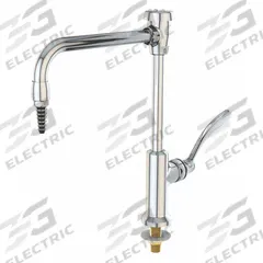 INSTOCK Laboratory Faucet: Faucet, Single-Post, For Cold Water Media, 1 Handles, 1 Outlets, Brass (MPN GRL611-8VB-BH). Key specifications — Brand: INSTOCK; Color/Finish: Chrome; Inlet Connection Type: IPS; Index Text: CW; Product Type: Faucet; Index Color: Green; Flow Pattern: Inline.