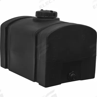 ROMOTECH Reservoir: Single Wall, Vertical, 26 gal, Closed Top, 1/8 in Wall Thick - Domed Horizontal Liquid Storage Tanks