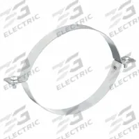 Duct Hanger: 8 in Duct, Steel, 10 in Lg, 8 in Wd (MPN 8010004263). Key specifications — Includes: (2) Piece Hanger; Brand: NORDFAB; Base Material: Steel; For Duct Shape: Round.