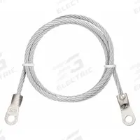APPROVED VENDOR Bonding and Grounding Wire: (2) Terminals, 10 ft, Uninsulated, Bare (MPN 9MEH2). Key specifications — Conductor Material: Carbon Steel; Connector Types: (2) Terminals; Brand: APPROVED VENDOR; Terminal Screw Size: 1/4 in; Wire Length: 10 ft; Manufacturer Part Number: 9MEH2.