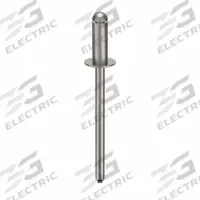 Blind Rivet,1 9/13" L,0.155" dia,PK500: Inch, 1 11/16 in Overall Lg, 13/32 in Body Lg, Dome, 500 PK (MPN SSD54SSBS201). Key specifications — Brand: POP AVDEL.