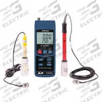 REED INSTRUMENTS Handheld Multiparameter Meter Kit: ORP/pH/Temp, ORP Electrode/pH Electrode (MPN R3000SD-KIT). Key specifications — Test Parameters: pH; Manufacturer Part Number: R3000SD-KIT; Configured Test Parameters: Temperature; Measurement Components Included: ORP Electrode; Other Accessories Included: Soft Carrying Case; Reagents and Solutions Included: Reagents Sold Separately.