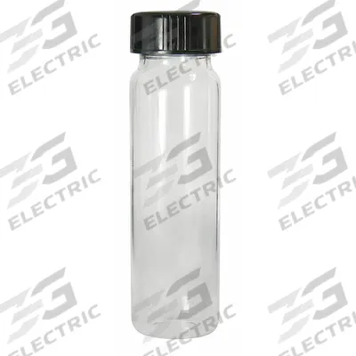 QORPAK Vial: 22 mL, Includes Closure, Phenolic, 23 mm Body Dia, Square - Glass Sample Vials