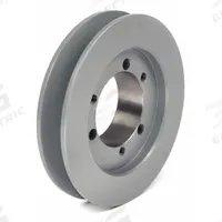 APPROVED VENDOR V-Belt Pulley: B56, 1 Groove, 5.95 in OD, Bushed Bore, SDS, Quick Detachable (MPN 561B). Key specifications — Pulley Industry Number: B56; Pitch Diameter: 5.6 in (5L, B); For Belt Section (broad, with similar types): 4L, A, or AX.