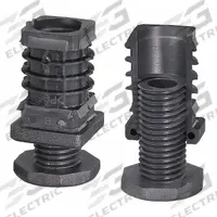 ELESA Male-End Leveling Mount: Round, Technopolymer, M22 Thread Size (MPN NDA.Q-40-M22X30). Key specifications — Thread Size: M22; Body Material: Technopolymer.