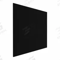 HADRIAN Partition Panel: Solid Plastic HDPE, Plastic, Black, 55 in Ht, 58 in Wd, 1 in Thick (MPN X30058-211). Key specifications — Door Swing: In Swing; Brand: HADRIAN; Color: Black; Finish/Texture: Plastic.