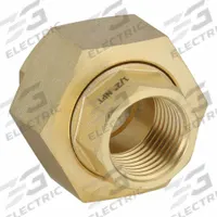 USA INDUSTRIALS Metal Pipe Straight: Straight, 1/2 in x 1/2 in, Class 250, None C38500 Brass, Union (MPN ZUSA-PF-15549). Key specifications — Brand: USA INDUSTRIALS; Maximum Operating Pressure: 400 psi.