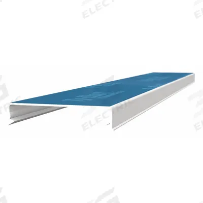 THOMAS & BETTS Wiring Duct Cover: PVC, 72 in Lg - Snap-On & Hinged Wiring Duct Covers