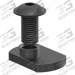 Bolt Assembly: 5/16" -18 Size, 11/16 in Thread Lg, Flanged Button Head Socket Cap, 15 Series, 15 PK (MPN 3320-15). Key specifications — Fastener Type: T-Nut; Fastener Head Type: Flanged Button Head Socket Cap; Material: Steel; Finish: Black Zinc-Plated; T-Slot Fastener Type: Bolt Assembly; Threaded Hole Location: Single Offset; Compatible Series: 80/20 15 Series; System of Measurement: Inch.