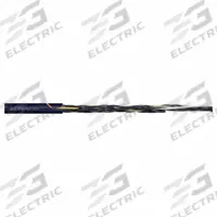CHAINFLEX Control Cable: 22 AWG, 6 Conductors, Order by the Foot, TPR Jacket, 300 V (MPN CF9-03-06). Key specifications — Conductor Material: Copper; Conductor Configuration: Single; Minimum Bend Radius Factor - Fixed: 3 x OD; Minimum Bend Radius Factor - Flexible: 4 x OD; Includes Ground: No; Minimum Bend Radius Factor - E-Chain: 5 x OD; Resistance Properties: UV/Sunlight Resistant; Standards: FT-1.