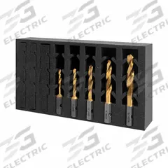 HOLEMAKER TECHNOLOGY Drill Tap Set: 5 Pc (MPN 301125-SET1). Key specifications — attr1300676: HOLEMAKER TECHNOLOGY; attr1300681: Impact Rated.