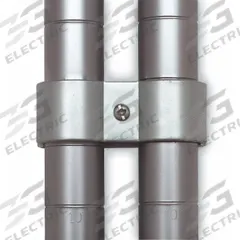 METRO Post Clamp: 2 3/4 in x 1 1/4 in x 1 in, Super Erecta Shelving, Steel, Zinc-Plated, Silver (MPN 9994Z). Key specifications — Manufacturer Part Number: 9994Z; Material: Steel; Compatible Product Type: Super Erecta Shelving; Finish: Zinc-Plated; Brand: METRO; Color: Silver.