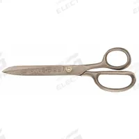 AMPCO Industrial Shears: Right-Hand, 6 in Overall Lg, Straight, Aluminum Bronze, Pointed (MPN S-59). Key specifications — attr308500: Aluminum Bronze; attr308502: Natural Bronze; attr308505: Right-Hand; attr308522: Vinyl; attr324896: AMPCO.