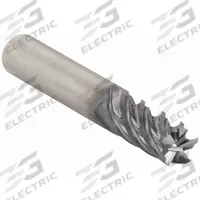 CLEVELAND Square End Mill: Carbide, TiAlN Coated, 5 Flute, 3/8" Mill Dia, 2" LOC, 4" OAL (MPN C80551)