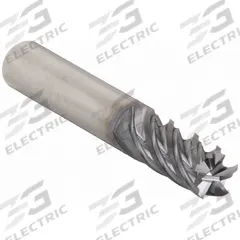 CLEVELAND Square End Mill: Carbide, TiAlN Coated, 5 Flute, 3/8" Mill Dia, 2" LOC, 4" OAL (MPN C80551)