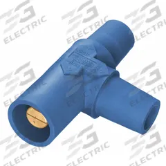 Tapping Tee: Female-Male-Female, Blue, 600V AC/600V DC, 400 A, Series 16 (MPN HBLTBL). Key specifications — Brand: HUBBELL; Gender Configuration: Female-Male-Female.