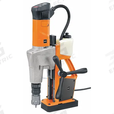 SLUGGER BY FEIN Drill Press: 130 RPM – 520 RPM, Electric Magnet, 12 3/8 in Drill Travel - Automatic Magnetic Drill Presses