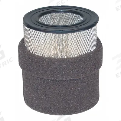 SOLBERG HEPA Cartridge Filter: Fiberglass, 9.38 in Overall Ht, 4 3/4 in Inside Dia - Air Filter Replacement Elements